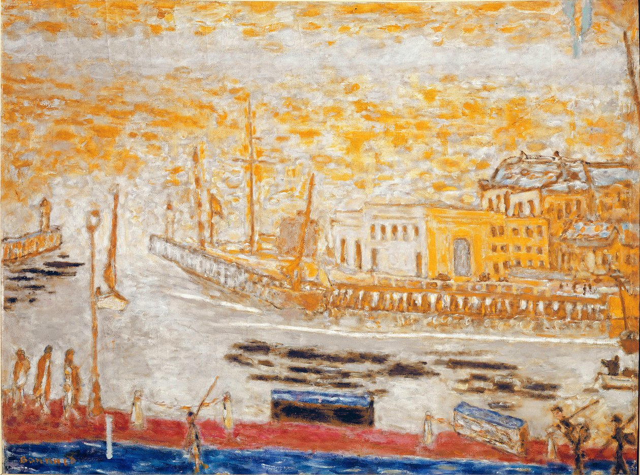 Trouville, la sortie du port by Pierre Bonnard