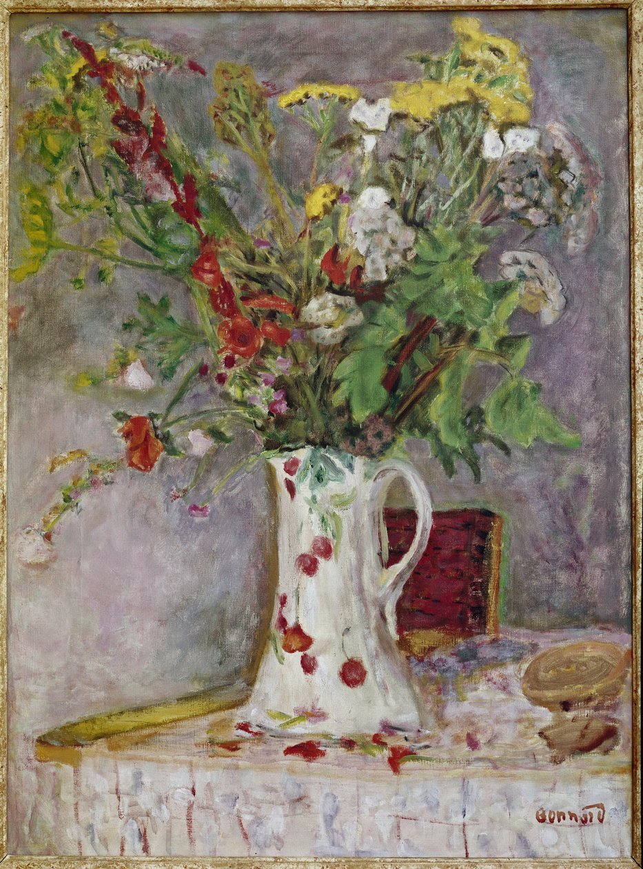 Vase of flowers by Pierre Bonnard
