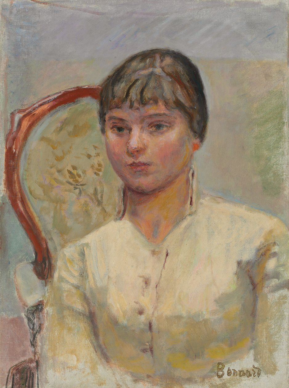Young Woman in an Armchair (Study), c.1916 by Pierre Bonnard