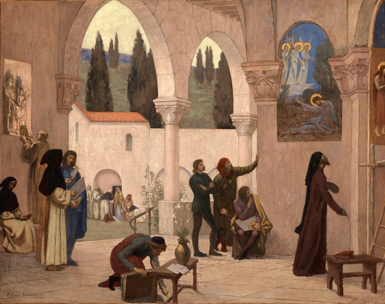 Christian Inspiration by Pierre Cécile Puvis de Chavannes