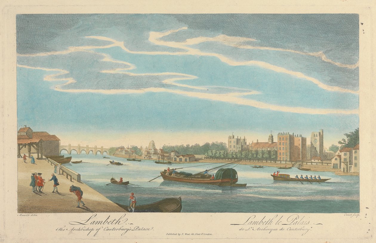 Lambeth. The Archbishop of Canterbury