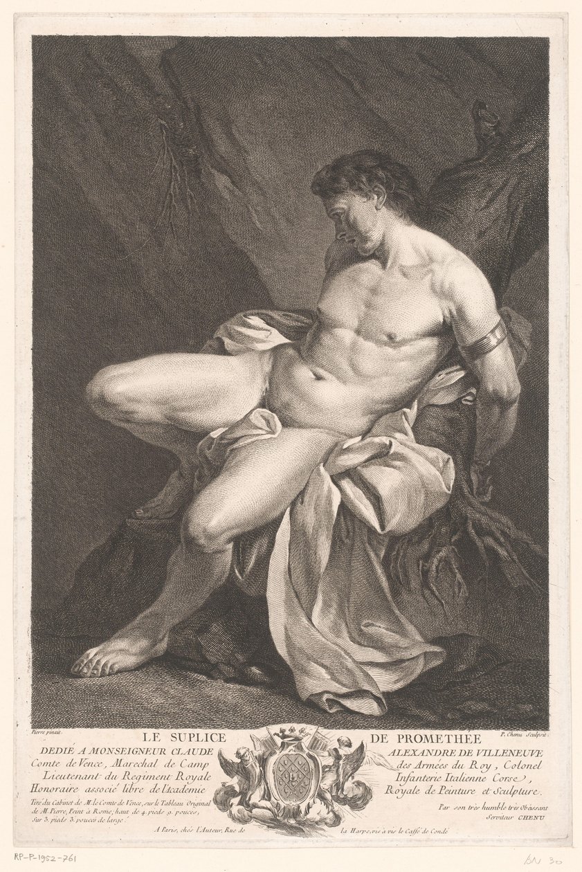 Prometheus Chained by Pierre Chenu