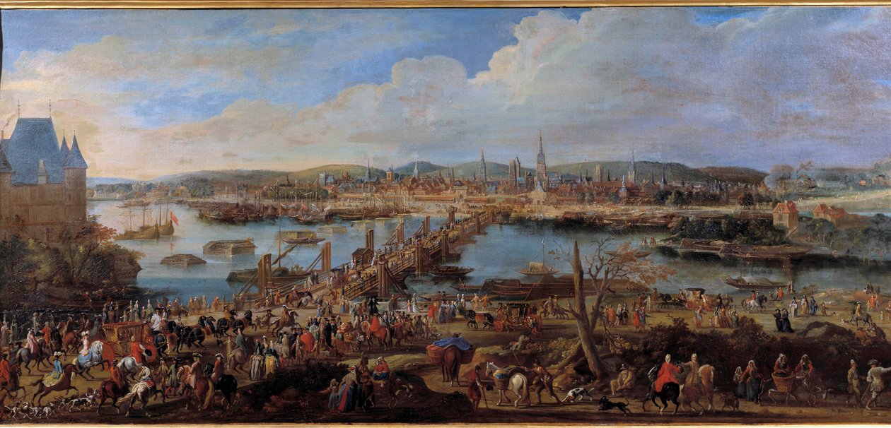 View of the City of Rouen Taken from Saint Sever by Pierre Denis Martin
