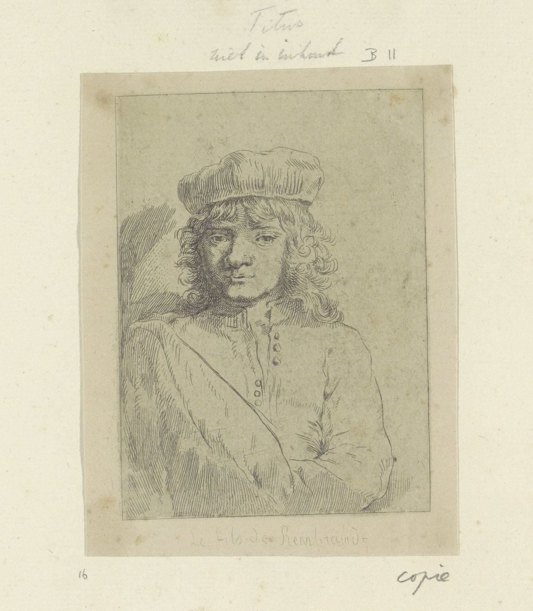 Portrait of Titus Recueil de quatre-vingt-cinq estampes originales (series title) by Pierre François Basan (workshop of)