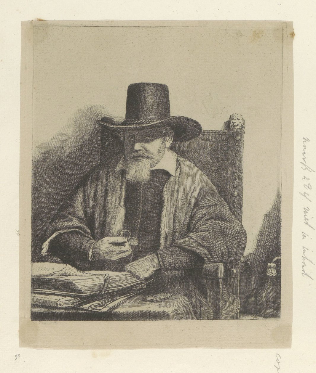 Portrait of Inspector Arnold Tholinx by Pierre François Basan