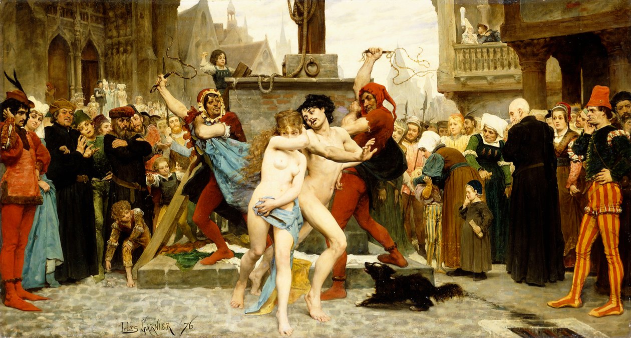 The Torment of the Adulterers by Pierre Garnier