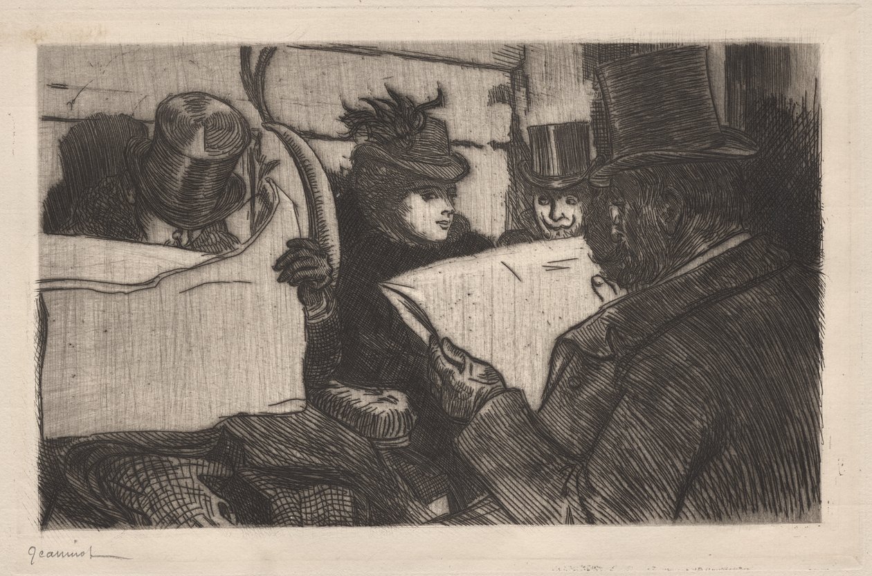 Evening Train by Pierre Georges Jeanniot