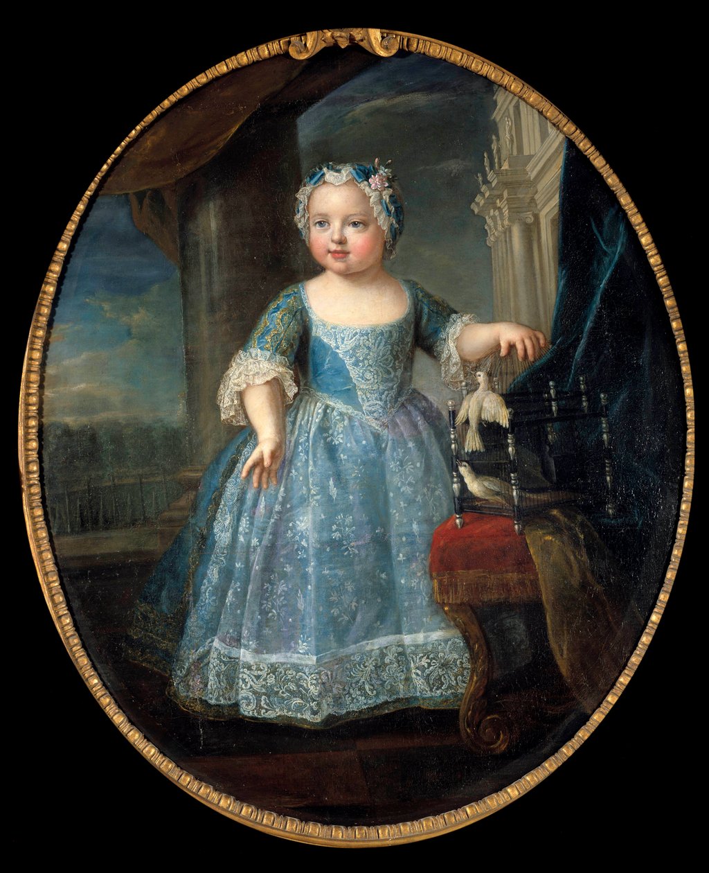 Portrait of Louise Marie of France, third daughter of Louis XV by Pierre Gobert