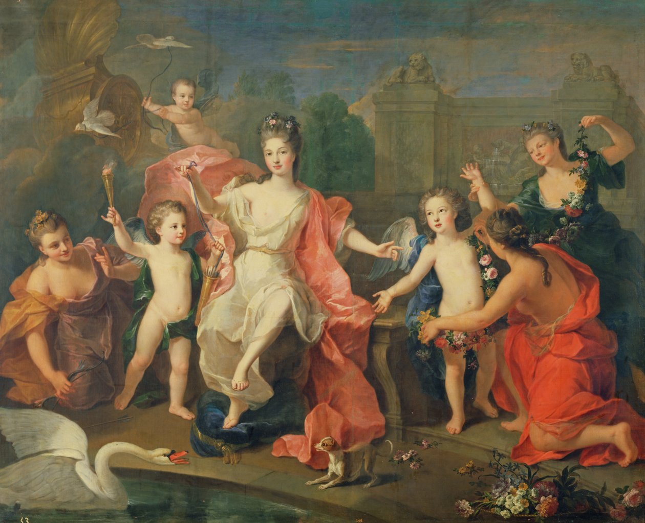 The Duchess of Burgundy and Her Children by Pierre Gobert