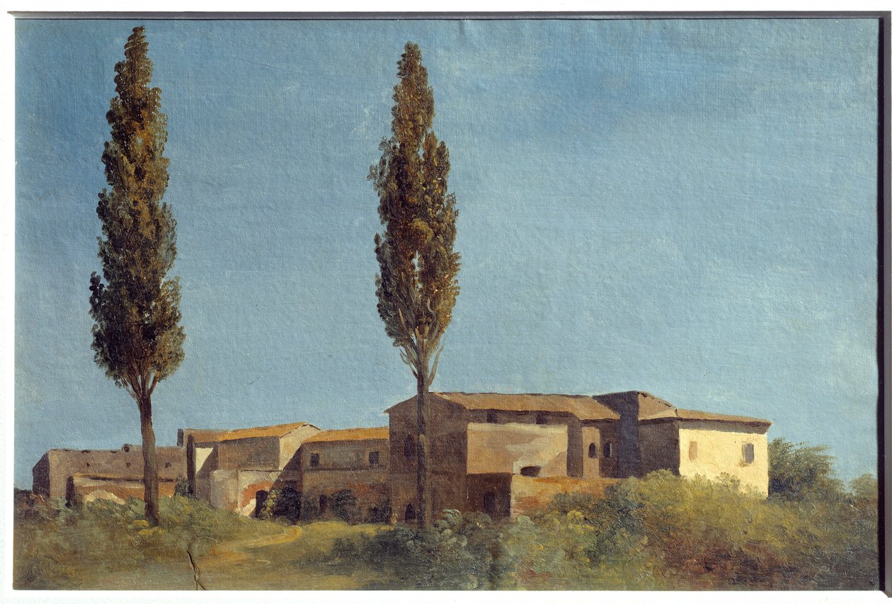 At Villa Farnese, the Two Poplars by Pierre Henri de Valenciennes