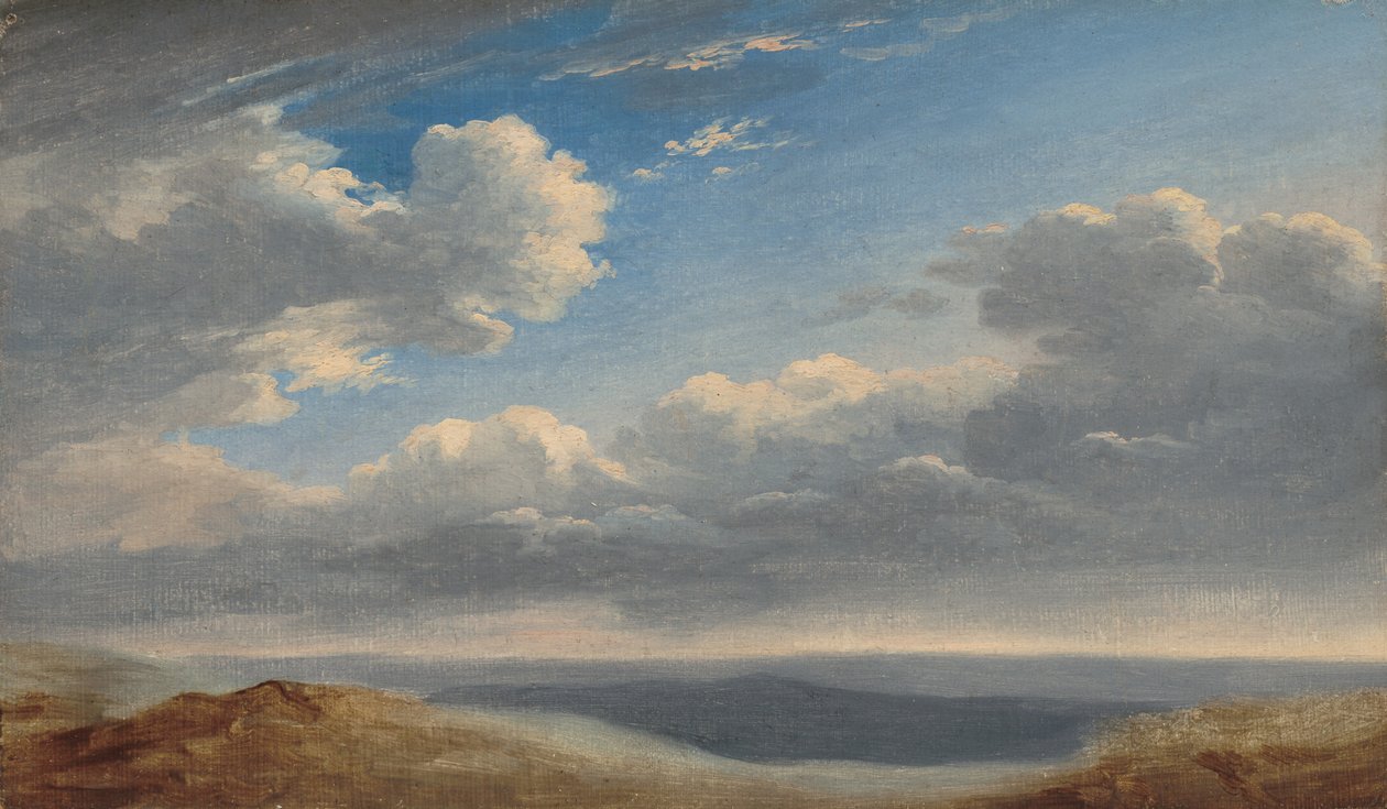 Study of Clouds over the Roman Campagna, c. 1782-1785 by Pierre Henri de Valenciennes