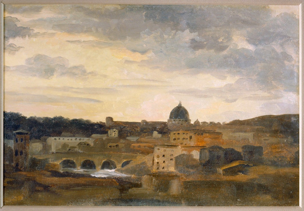 View of Rome in Stormy Weather by Pierre Henri de Valenciennes