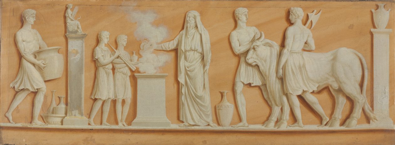 Overdoor Painting by Pierre II Rousseau