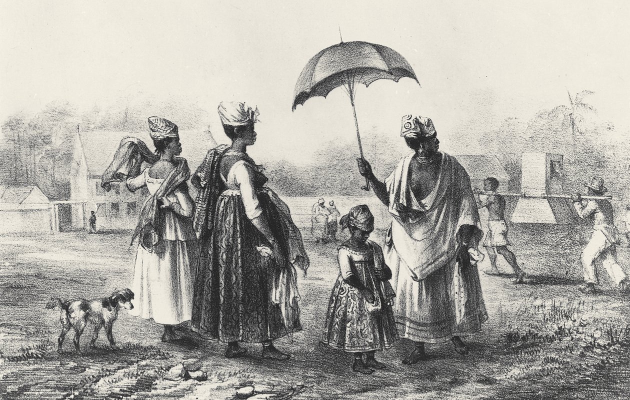 Slave Traders with Children, from 