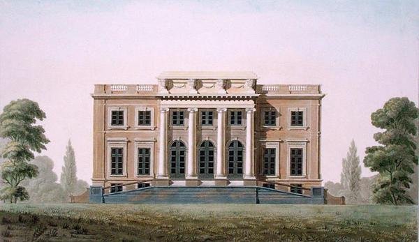 Chateau of Wannegem near Oudenaarde, from Choix des Monuments, Edifices et Maisons les plus remarquables du Royaume des Pays-Bas by Pierre Jacques Goetghebuer, published 1827 by Pierre Jacques Goetghebuer