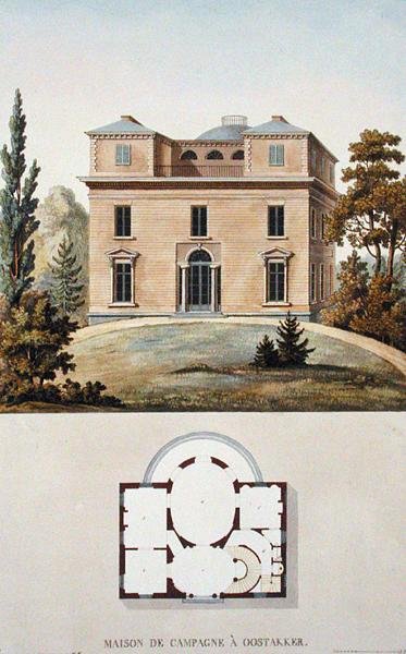 Country House at Oostakker, Belgium, from 