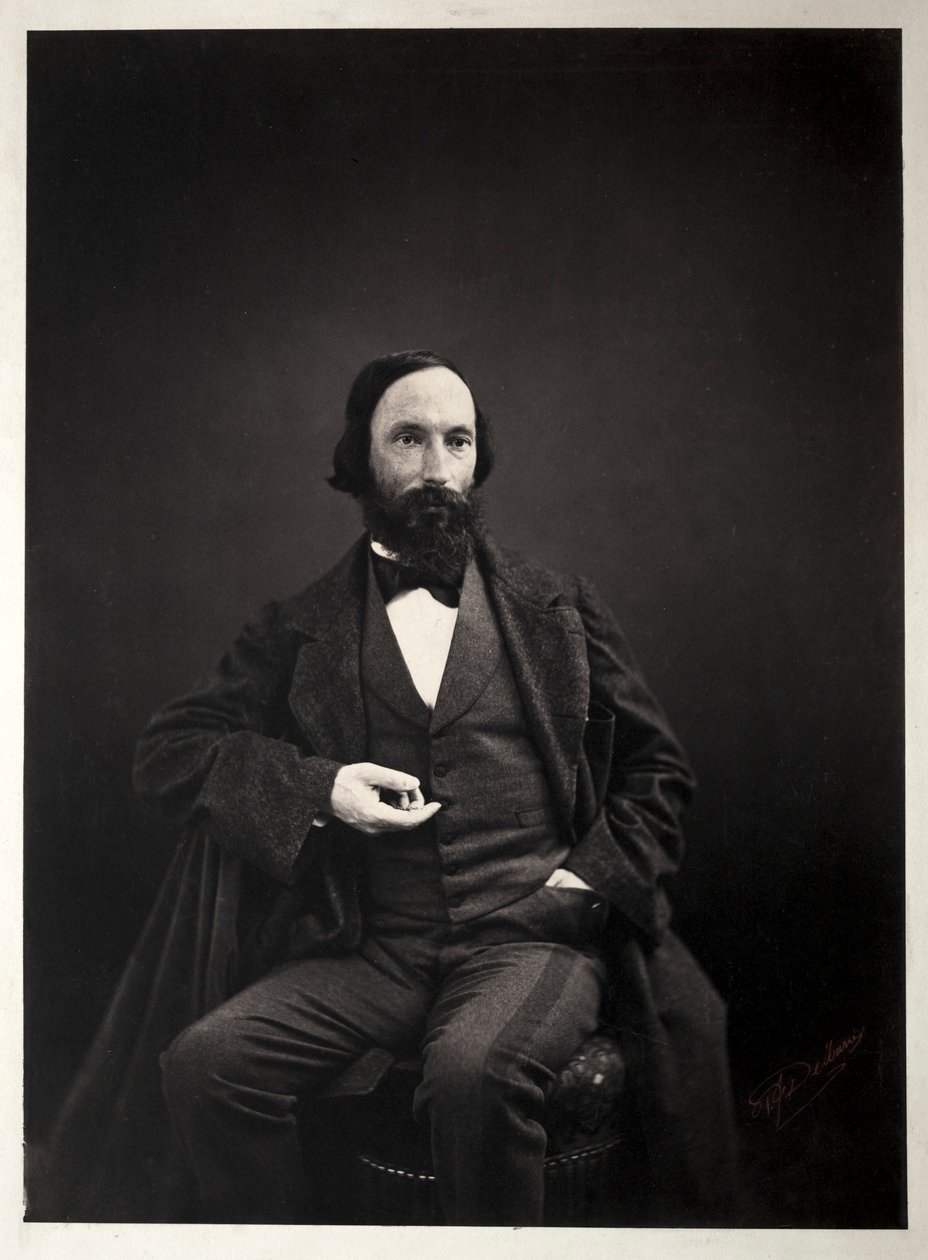 Auguste Vacquerie, c. 1860 by Pierre Jean Delbarre