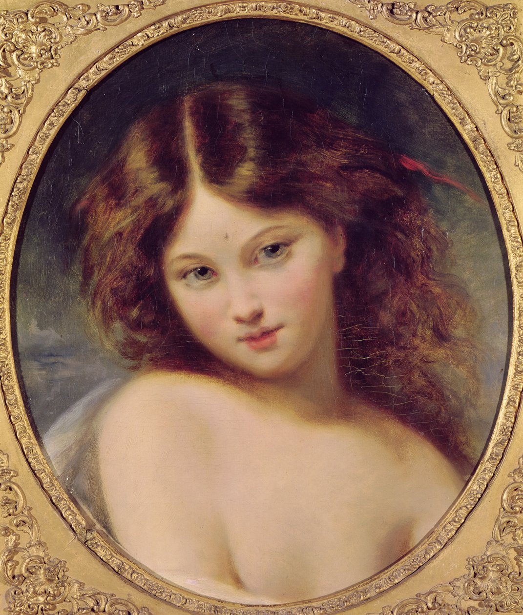 Head of a Young Girl by Pierre Joseph Dedreux Dorcy