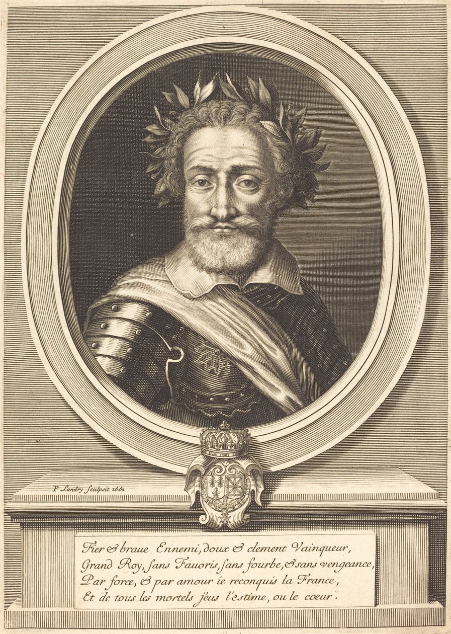 Henri IV, King of France by Pierre Landry