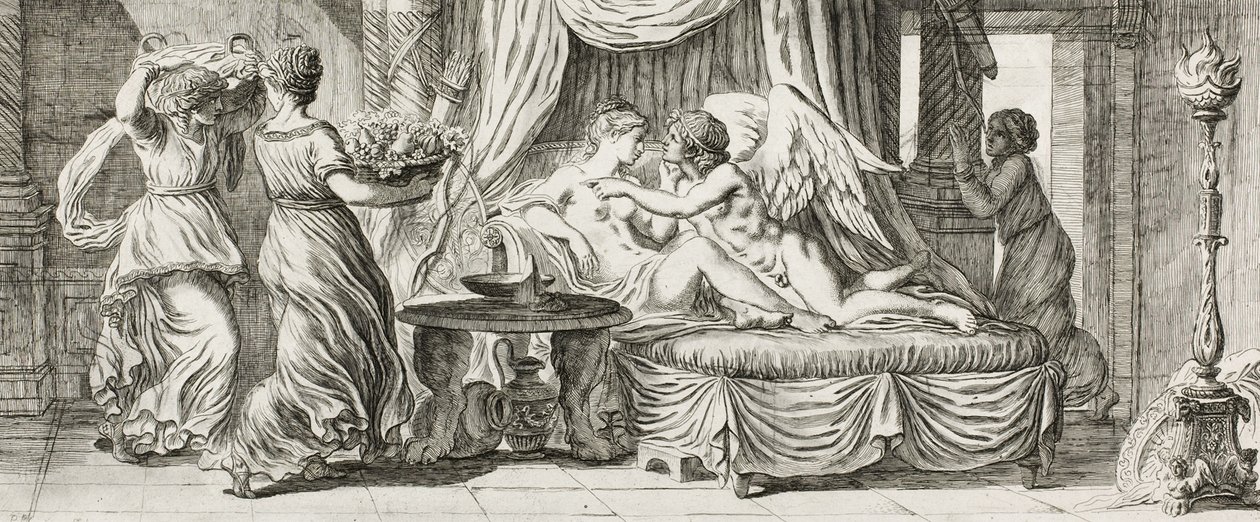 Cupid and Psyche by Pierre Lelu