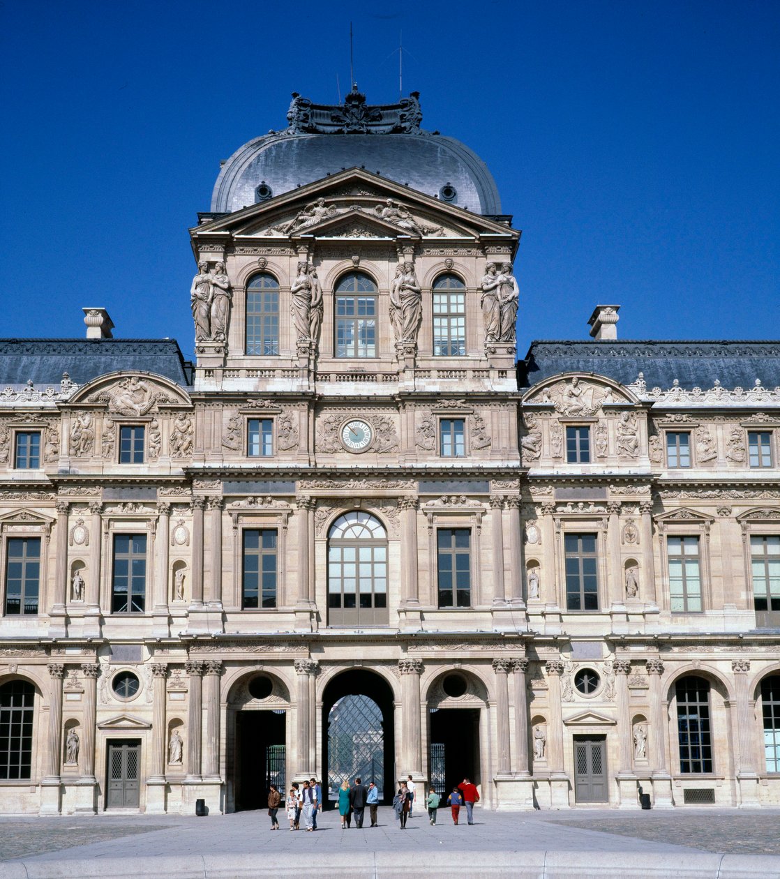 View of the Square Courtyard at the Louvre by Pierre Lescot