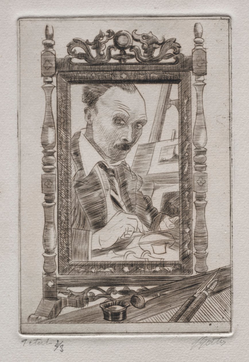 Self-Portrait by Pierre Louis Gatier
