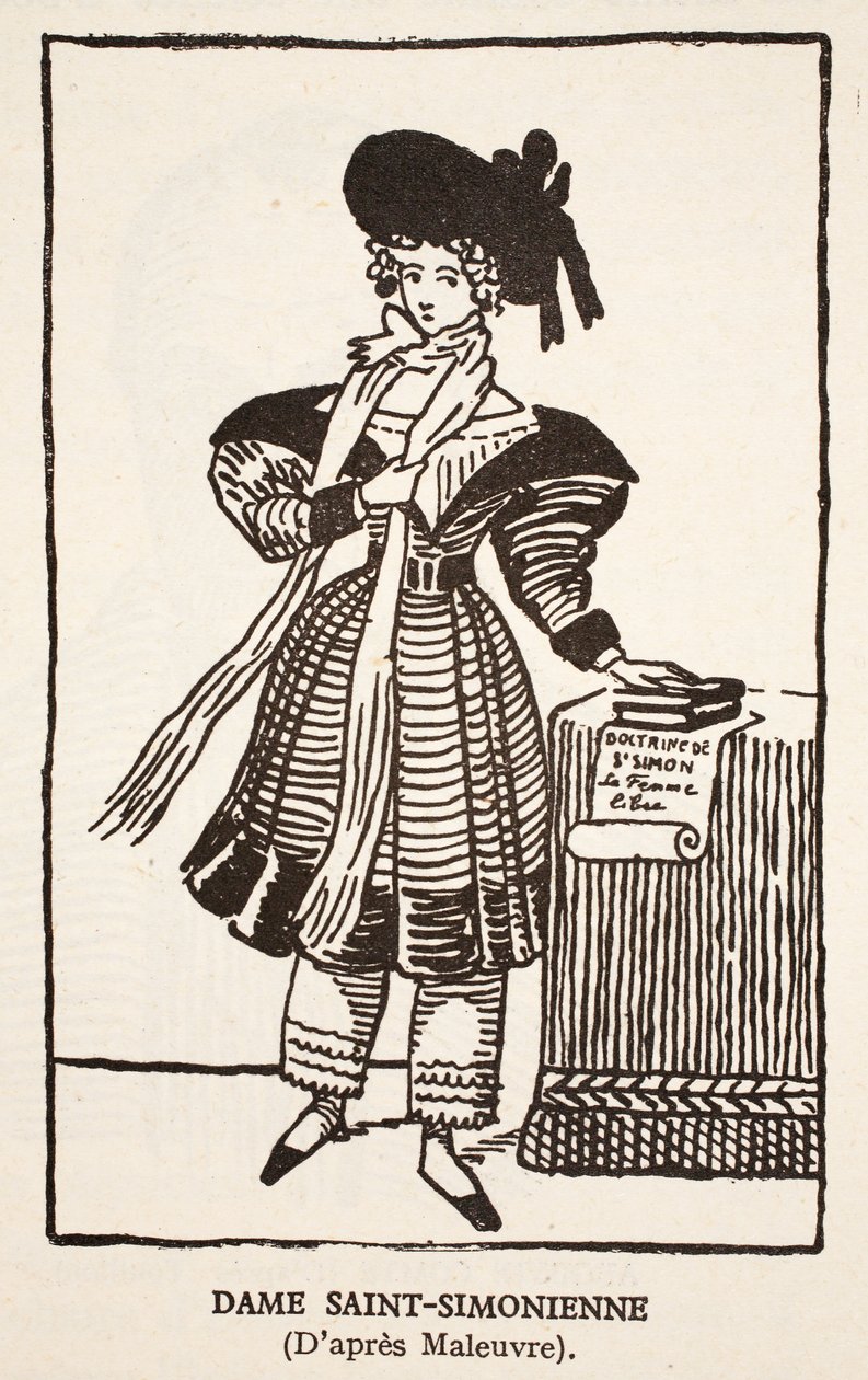 Dame Saint-Simonienne by Pierre Maleuvre