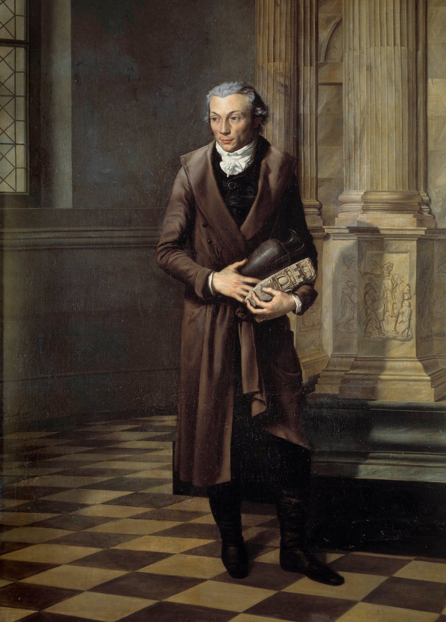 Portrait of Alexandre Lenoir, Curator of the Museum of the French Monuments by Pierre Maximilien Delafontaine