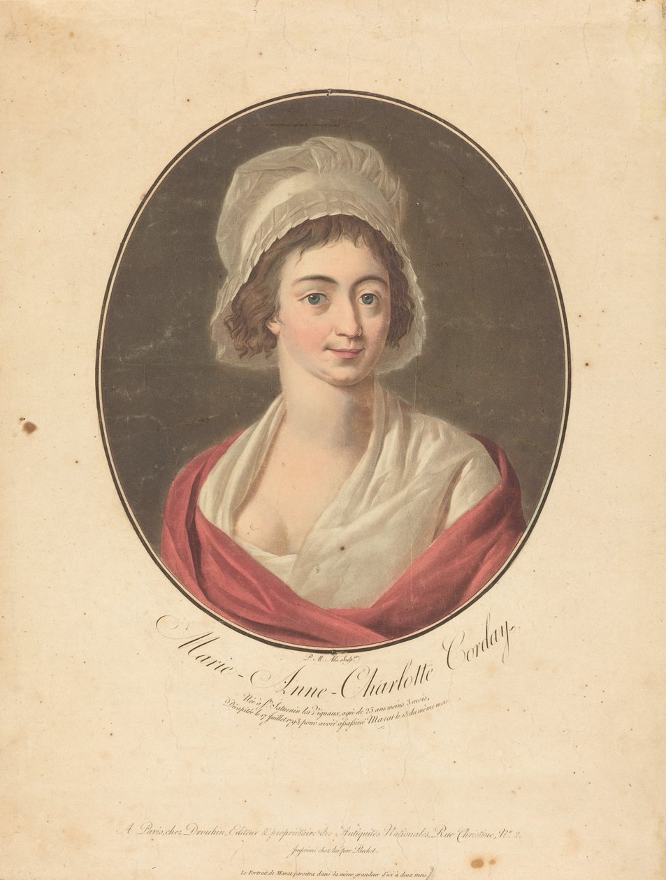 Charlotte Corday by Pierre Michel Alix