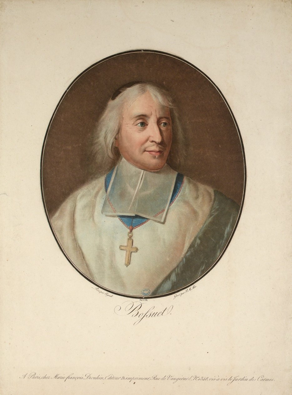 Portrait of Jacques-Bénigne Bossuet by Pierre Michel Alix