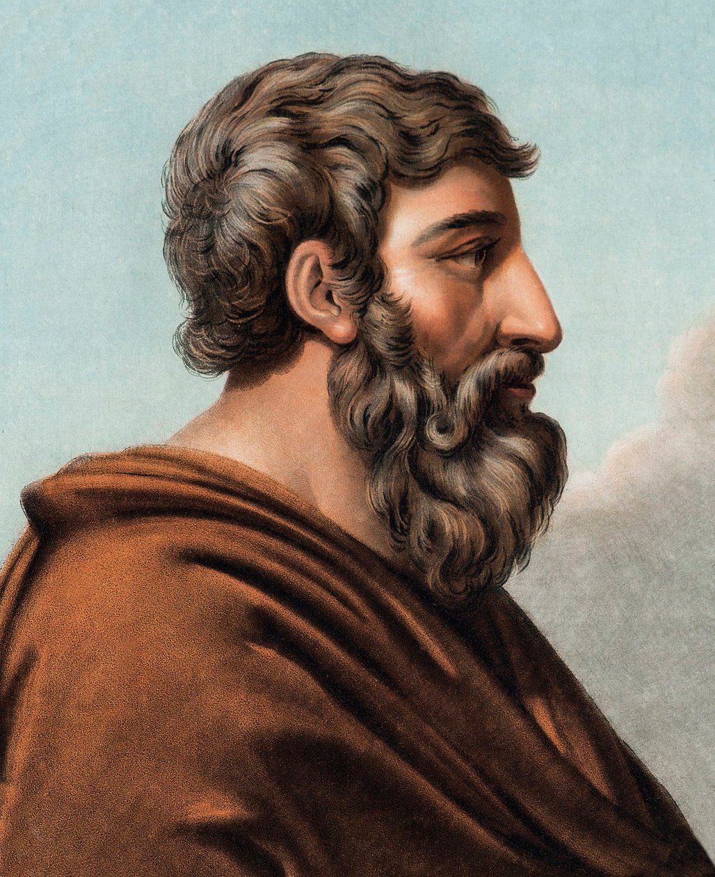 Portrait of Lycurgus, Mythical Legislator of Sparta (9th or 8th Century BC) by Pierre Michel Alix