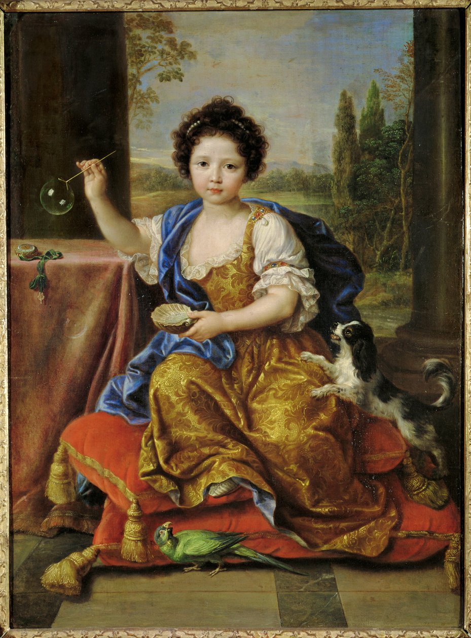Anne de Bourbon, Mademoiselle de Blois by Pierre Mignard