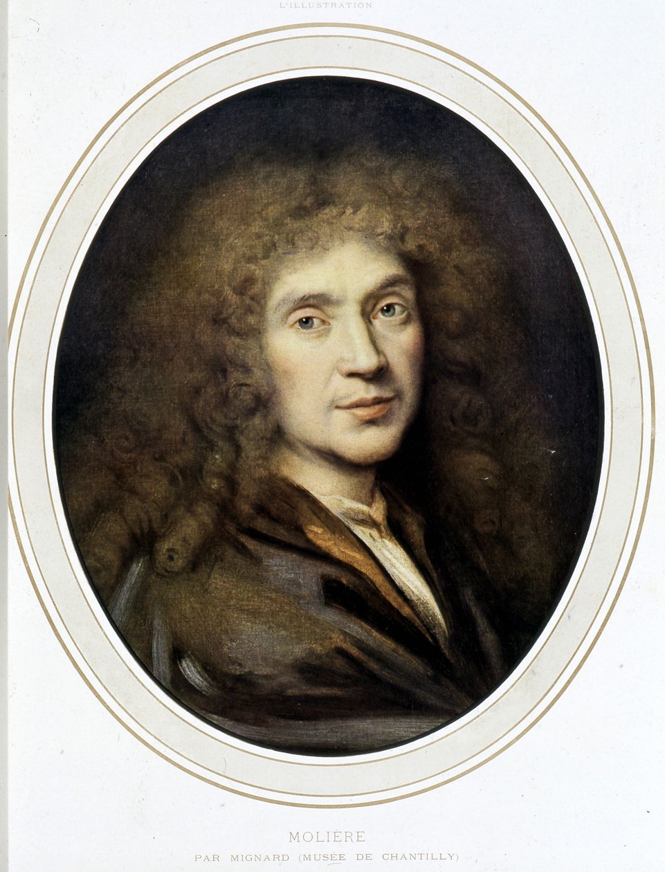 Molière by Mignard - Musée de Chantilly by Pierre Mignard