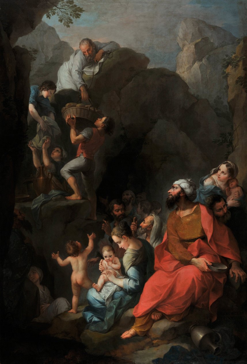 Tobie and His Companions Escape Captivity by Pierre Parrocel