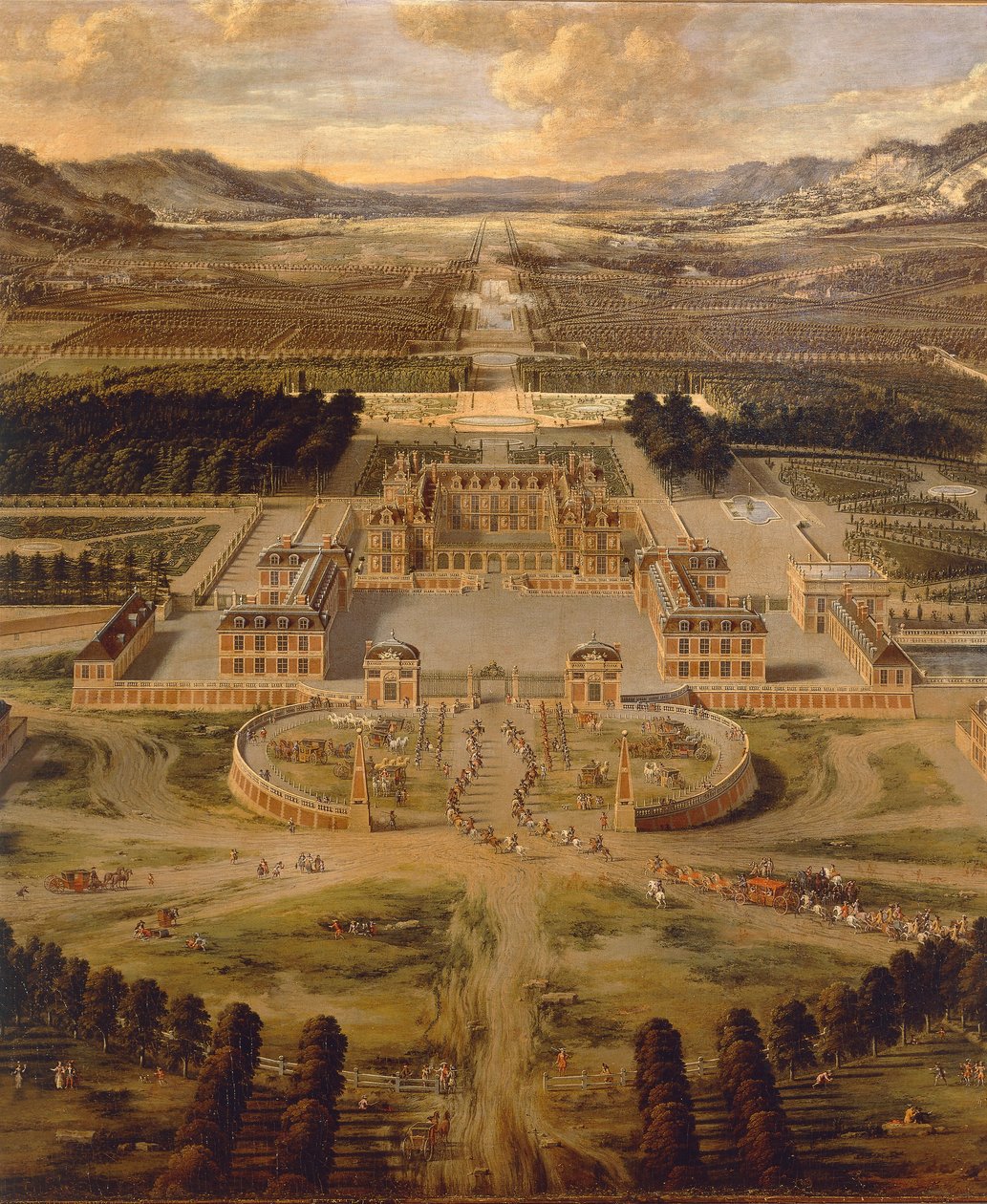 View of Versailles Palace and Its Gardens by Pierre Patel