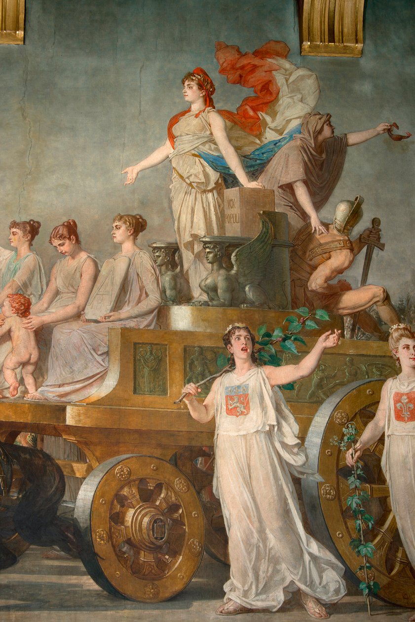 The Triumph of the Republic by Pierre-Paul-Lêon Glaize