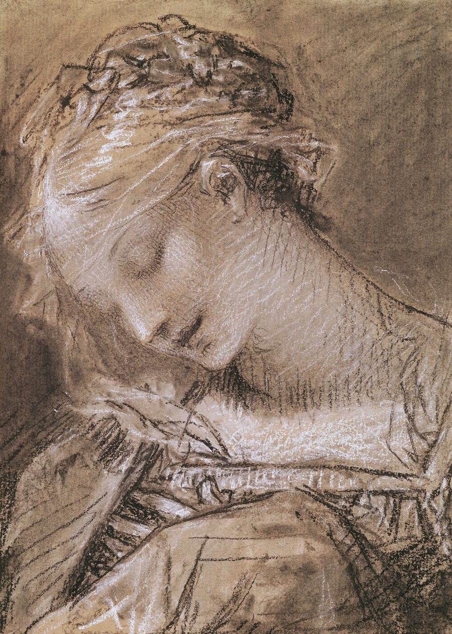 Head of the Virgin by Pierre-Paul Prudhon
