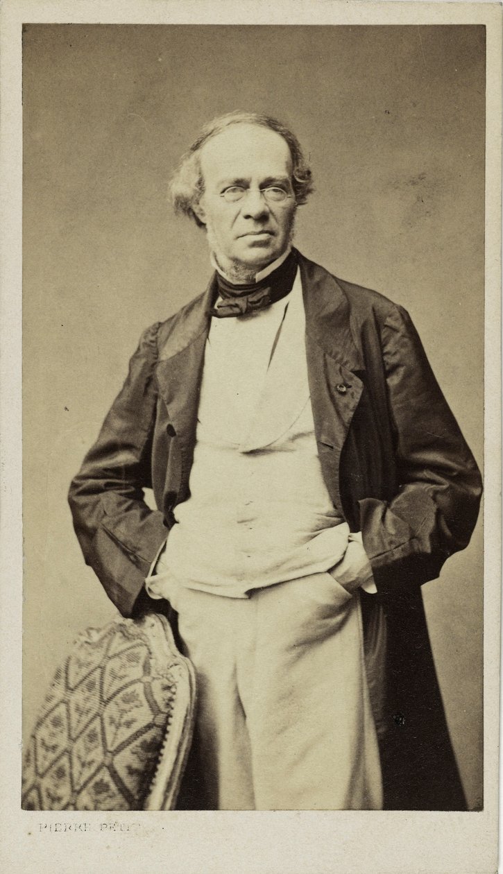 Portrait of the composer Jacques Fromental Halévy, ca 1860 by Pierre Petit