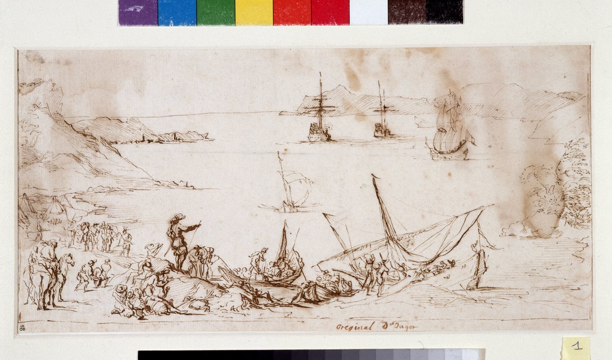 Boarding Troops in the Bay of the Ciotat by Pierre Puget
