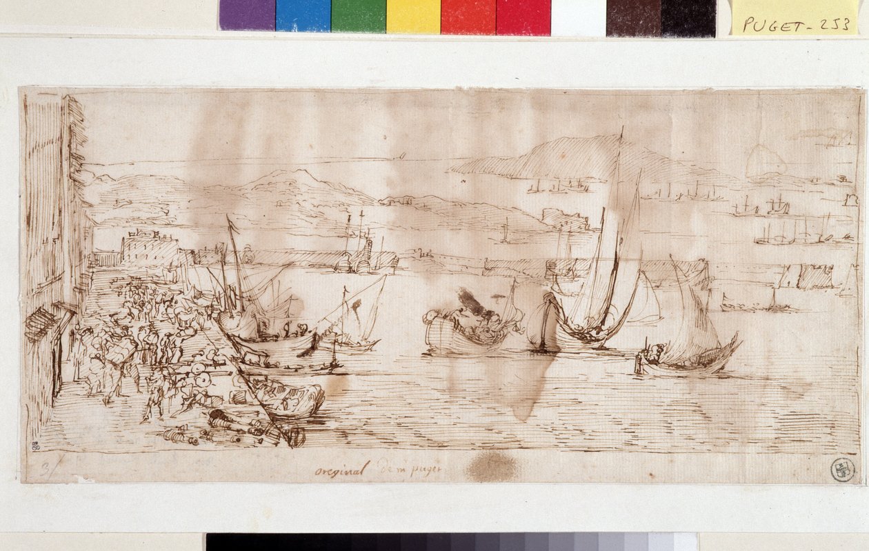 The Port and the Harbor of Toulon by Pierre Puget