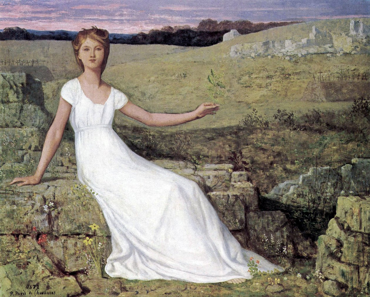 Hope by Pierre Puvis de Chavannes