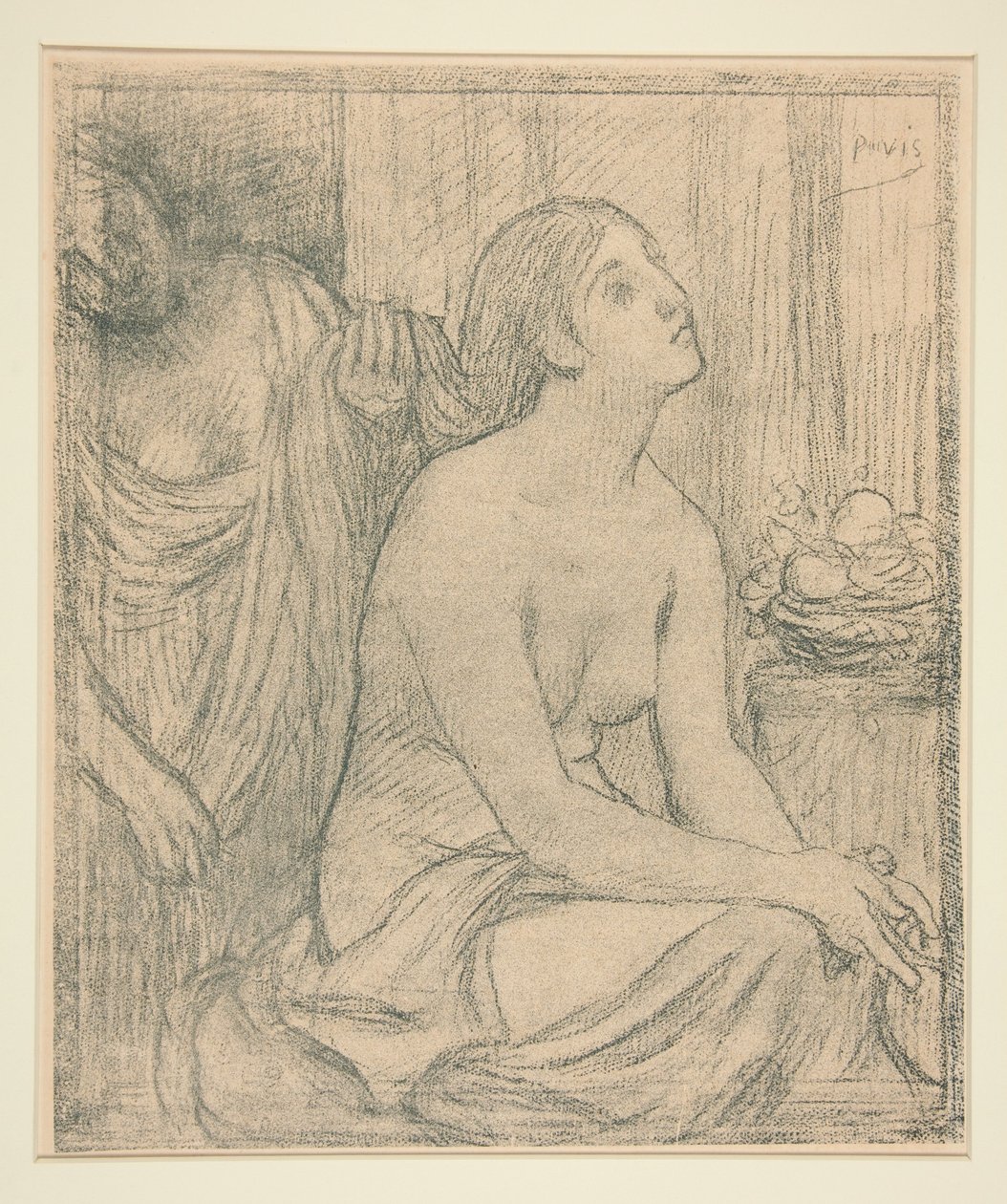 The Toilette by Pierre Puvis de Chavannes