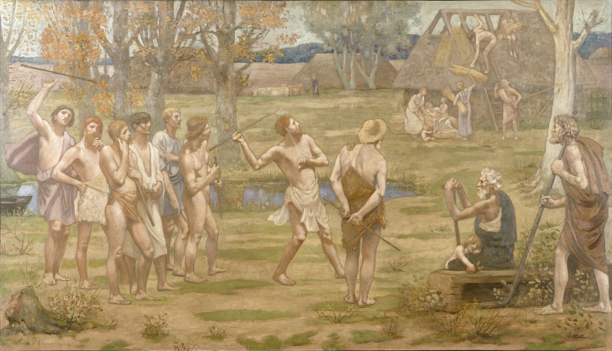 Ludus Pro Patria by Pierre Puvis de Chavannes
