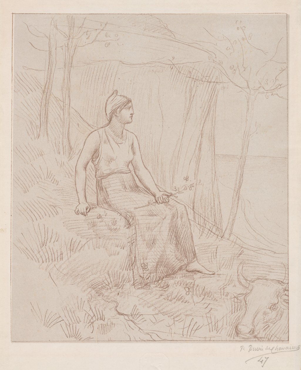 Normandy by Pierre Puvis de Chavannes