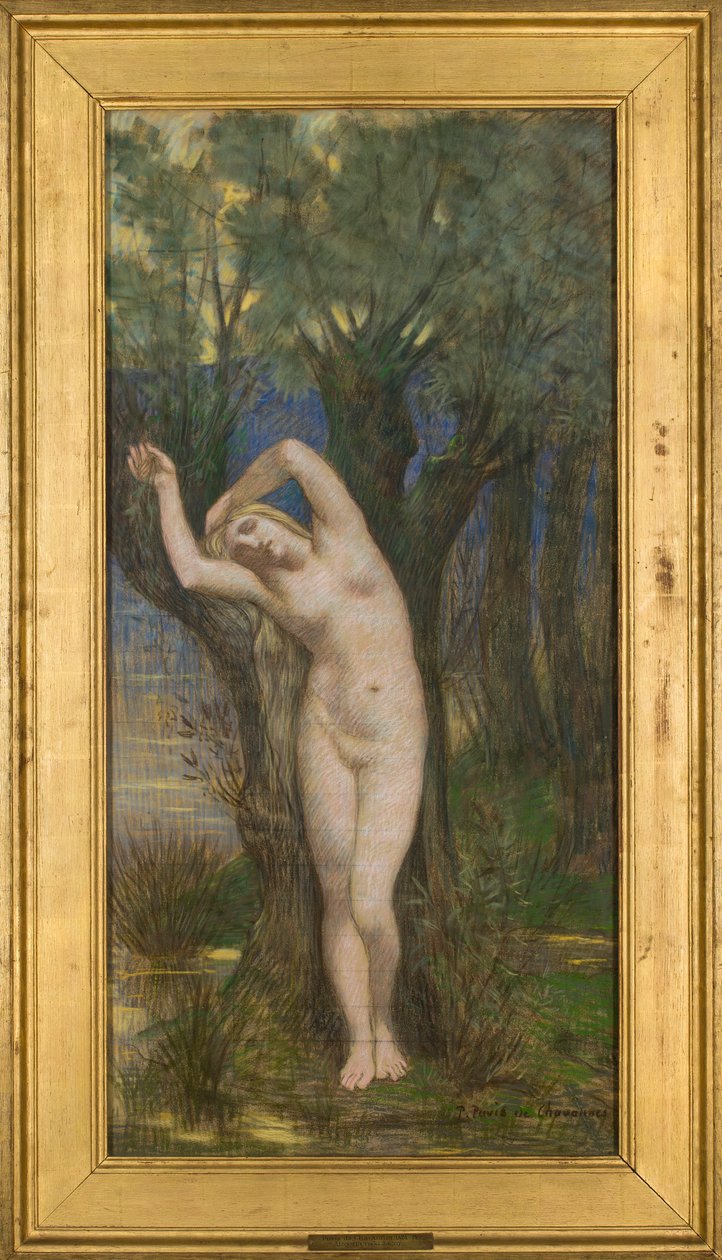 Personification of Saône by Pierre Puvis de Chavannes