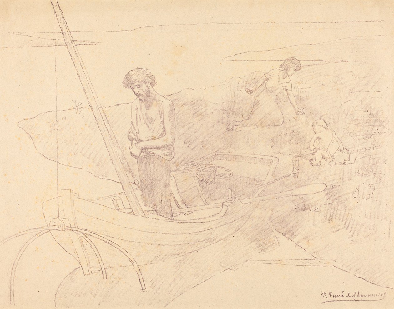 The Poor Fisher by Pierre Puvis de Chavannes