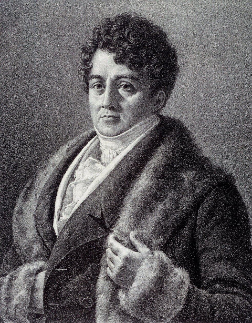 Portrait of Francois-Joseph Talma (1763-1826), French actor by Pierre Roch Vigneron