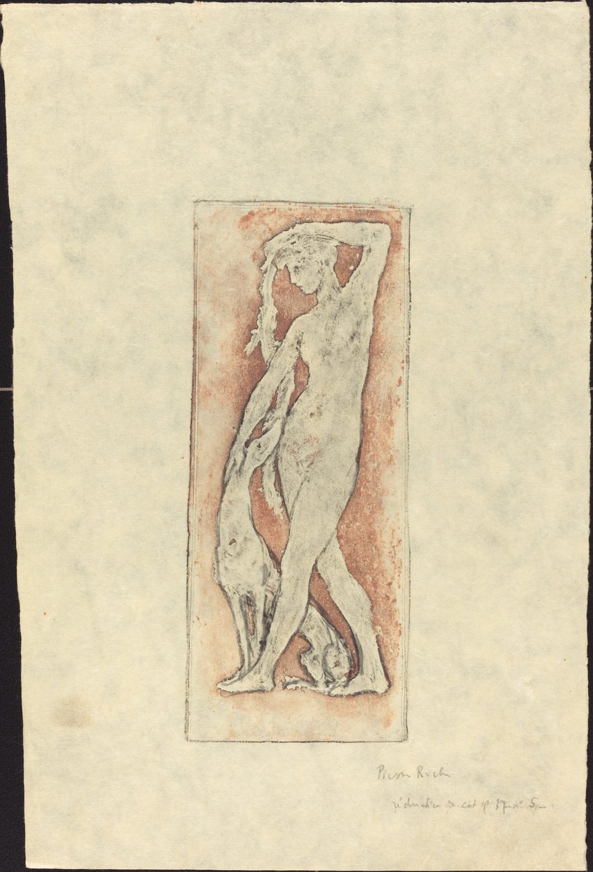 Diana and a Greyhound by Pierre Roche