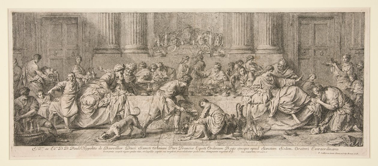 The Banquet in the House of Simon the Pharisee by Pierre Subleyras