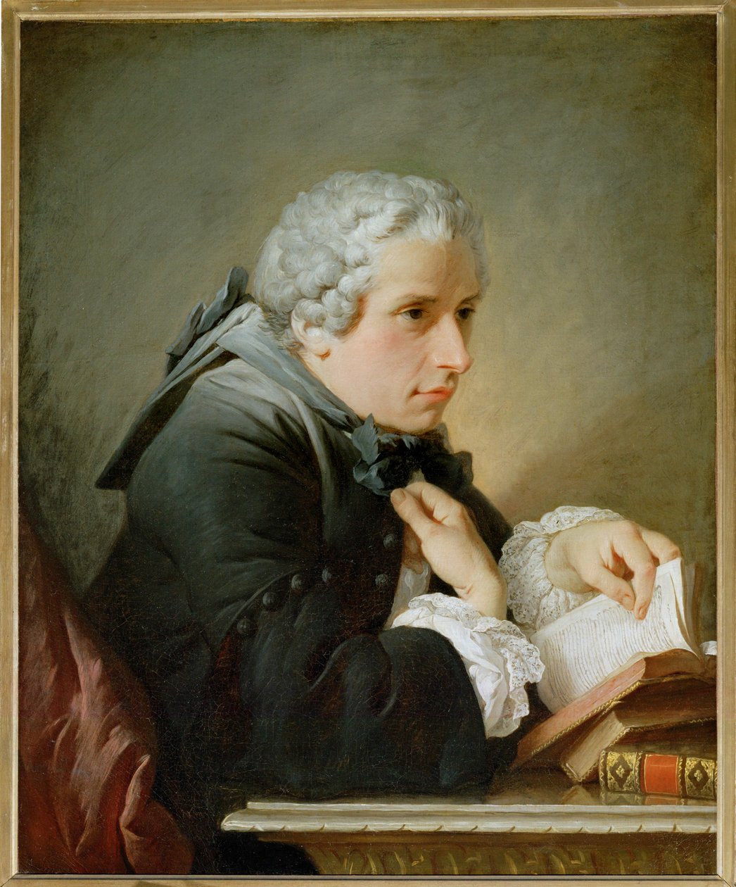 Presumed portrait of Giuseppe Baretti, Italian critic and lexicographer by Pierre Subleyras